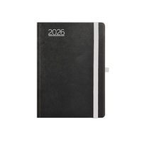 Kalendart Nero 2026 N015 A5 heti beosztású fekete-szürke határidőnapló Kalendart Nero 2026 N015 A5 heti beosztású fekete-szürke határidőnapló