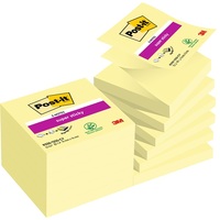 Post-it Super Sticky 12db/csomag kanárisárga Z-tömb