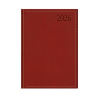 Kalendart Traditional 2026 T011 B5 heti beosztású bordó határidőnapló