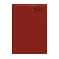 Kalendart Traditional 2026 T020 B5 napi beosztású bordó határidőnapló Kalendart Traditional 2026 T020 B5 napi beosztású bordó határidőnapló