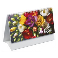 Kalendart 2026 T058 Virágok asztali naptár Kalendart 2026 T058 Virágok asztali naptár
