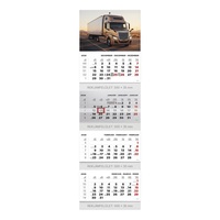 Kalendart 2026 T073 4 tömb Kamion mintás speditőrnaptár
