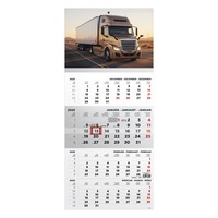 Kalendart 2026 T079 4 havi Kamion mintás speditőrnaptár Kalendart 2026 T079 4 havi Kamion mintás speditőrnaptár