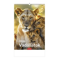 Kalendart 2026 T094 Vadállatok falinaptár Kalendart 2026 T094 Vadállatok falinaptár