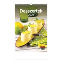 Kalendart 2026 T094 Desszertek falinaptár Kalendart 2026 T094 Desszertek falinaptár