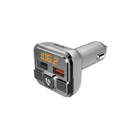 Hama 14165 FM transzmitter (USB, AUX, microSD, BT, QC 3.0) + telefon kihangosító