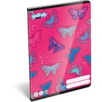 Lizzy Lollipop Butterfly 22967515 FSC A5 40 lapos tűzött vonalas füzet Lizzy Lollipop Butterfly 22967515 FSC A5 40 lapos tűzött vonalas füzet