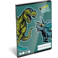Lizzy Dino Cool 22967099 FSC A5 12-32 tűzött vonalas füzet Lizzy Dino Cool 22967099 FSC A5 12-32 tűzött vonalas füzet
