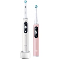 Oral-B iO Series 6 2 db-os fehér+rózsaszín elektromos fogkefe szett
