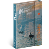 Realsystem 2026 5412 Claude Monet B6 mágneses zsebnaptár