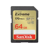 Sandisk 00121579 64GB SD Extreme (SDXC Class 10 UHS-I U3) memóriakártya Sandisk 00121579 64GB SD Extreme (SDXC Class 10 UHS-I U3) memóriakártya