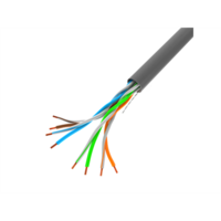 Lanberg LCU5-10CC-0305-S Cat5E UTP CCA 100Mb/s 100 MHz 305m árnyékolatlan réz bevonatú alumínium fali kábel