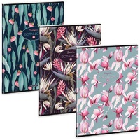 Ars Una Botanicals-mix 23 (5326) A4 extra kapcsos kockás füzet Ars Una Botanicals-mix 23 (5326) A4 extra kapcsos kockás füzet