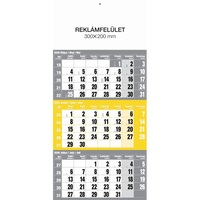 Realsystem 2026 6061 12lapos sárga speditőr naptár Realsystem 2026 6061 12lapos sárga speditőr naptár