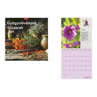 Kalendart 2026 T098 Gyógynövények, fűszerek falinaptár Kalendart 2026 T098 Gyógynövények, fűszerek falinaptár