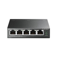 TP-Link TL-SG1005LP 5x10/100/1000Mbps LAN port 4xPoE+ nem menedzselhető asztali switch TP-Link TL-SG1005LP 5x10/100/1000Mbps LAN port 4xPoE+ nem menedzselhető asztali switch