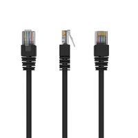 Gembird PP12-5M/BK 5m RJ45 CAT5e UTP M/M fekete kábel