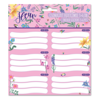 Ars Una Fleur 24 (5366) 3x6 db-os csomagolt füzetcímke Ars Una Fleur 24 (5366) 3x6 db-os csomagolt füzetcímke