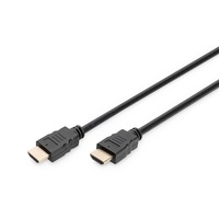 DIGITUS High Speed Premium UHD 4K 3D 60Hz 2.0 aranyozott Ethernet HDMI kábel 2m