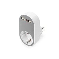 DIGITUS DA-70617 Univerzális 2 port USB Type-A 1x schuko töltőadapter DIGITUS DA-70617 Univerzális 2 port USB Type-A 1x schuko töltőadapter