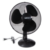 TOO FAND-40-201-B ICEBERG fekete asztali ventilátor 40cm