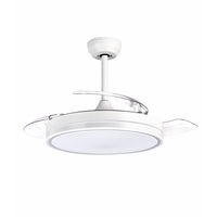 TOO FANC-150-30 W BORA mennyezeti ventilátor LED világítással, rejtett lapátokkal, ultra csendes BLDC motorral