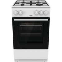 MORA P2241A1W fehér, szabadonálló, gáz, főzőzóna: 4, sütő:70L, tűzhely