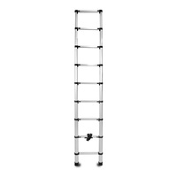 IRIS TOOLS HL-100 2,6 m teleszkópos acél létra, összecsukható, 125 kg teherbírás