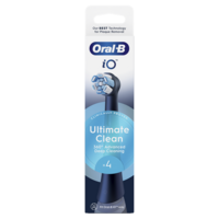 Oral-B iO Ultimate Clean Black 4 db-os fogkefefej szett - új