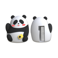 Deli Panda egylyukú fekete-fehér hegyező