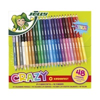 Jolly Superstick Crazy 24 db/48 szín kétvégű színesceruza készlet
