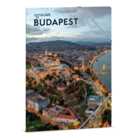 Ars Una Cityscape-Budapest 25 (5506) A4 gumis mappa