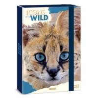 Ars Una Icons of the Wild-Serval 25 (5503) A4 füzetbox