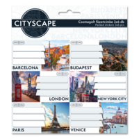 Ars Una Cityscape 25 (5482) 3x6 db füzetcímke