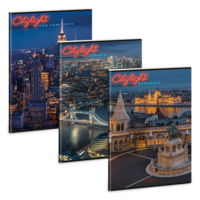 Ars Una City light 24 (5488) A4 extra kapcsos sima füzet