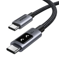 UGREEN Uno L509 100W 3m USB-C fekete adat- és töltőkábel