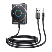 UGREEN CM723 Bluetooth 5.4/USB/3,5mm fekete adapter