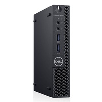 Dell OptiPlex 3060 Micro/i5-8500/16GB/512GB SSD/Win Pro COA/fekete asztali számítógép (Használt A+)