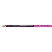 Faber-Castell Grip 2001 háromszögletű kéttónusú fekete/rózsaszín HB grafitceruza
