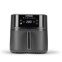Nutribullet NBA0611 CrispLite 6L sötétszürke forrólevegős sütő