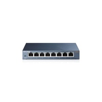 TP-Link TL-SG108 8 portos 10/100/1000Mbps nem menedzselhető asztali switch TP-Link TL-SG108 8 portos 10/100/1000Mbps nem menedzselhető asztali switch