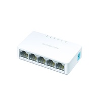 Mercusys MS105 5 portos 10/100Mbps nem menedzselhető fehér asztali switch Mercusys MS105 5 portos 10/100Mbps nem menedzselhető fehér asztali switch