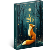 Realsystem 2026 Fox 5412 B6 mágneses zsebnaptár