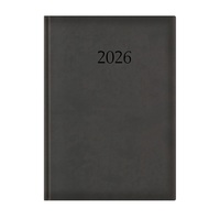 Kalendart Wide 2026 W024 A4 Fekete napi beosztású határidőnapló Kalendart Wide 2026 W024 A4 Fekete napi beosztású határidőnapló