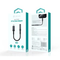 Devia ST111172 iPure Series Lightning/AUX 3,5 mm fekete audió adapter Devia ST111172 iPure Series Lightning/AUX 3,5 mm fekete audió adapter