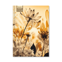 Period Basic Wildflowers 2026 A5 napi beosztású határidőnapló Period Basic Wildflowers 2026 A5 napi beosztású határidőnapló