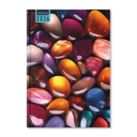 Period Neon Pebbles 2026 A5 napi beosztású határidőnapló Period Neon Pebbles 2026 A5 napi beosztású határidőnapló