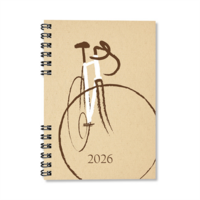 Period Eco Bicycle 2026 A5 heti beosztású spirálos határidőnapló Period Eco Bicycle 2026 A5 heti beosztású spirálos határidőnapló