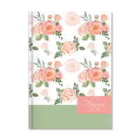 Period Flowers Green 2026 B6 heti beosztású határidőnapló Period Flowers Green 2026 B6 heti beosztású határidőnapló