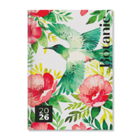 Period Botanic White 2026 B6 heti napi beosztású határidőnapló Period Botanic White 2026 B6 heti napi beosztású határidőnapló